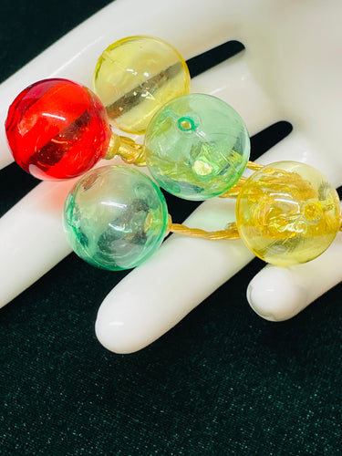 Rare Lisner Lucite Balloon Brooch